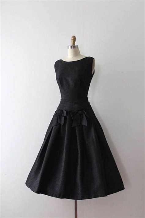 Vintage S Dress S Black Party Dress Etsy Black Party