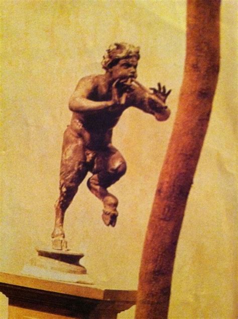 Sculpture Of Pan Playing The Flute Sculpture Greek Statue Satyr