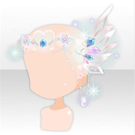 Feather Jewelry On Hair Accessory Vera White Anime Accessories