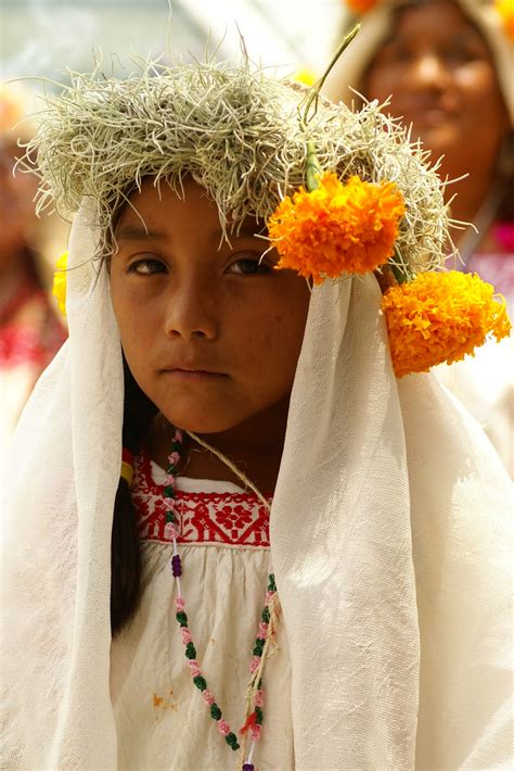 Niña Indígena De Ixmiquilpan Tomada En Un Encuentro ñhâñhu Flickr