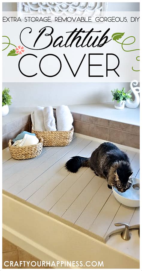 How To Make A Beautiful Removable Bathtub Cover | Bathtub cover