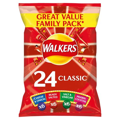 Walkers Classic Variety Crisps 24x25g Multipack Crisps Iceland Foods