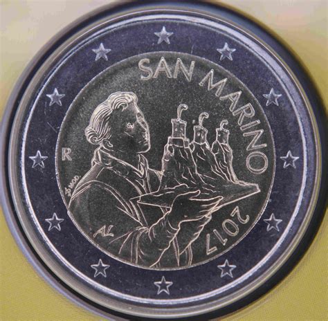 San Marino 2 Euro Münze 2017 Euro Muenzentv Der Online Euromünzen