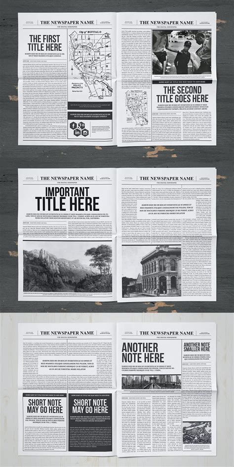 Newspaper Template Indesign 20 Pages Newspaper Template Design