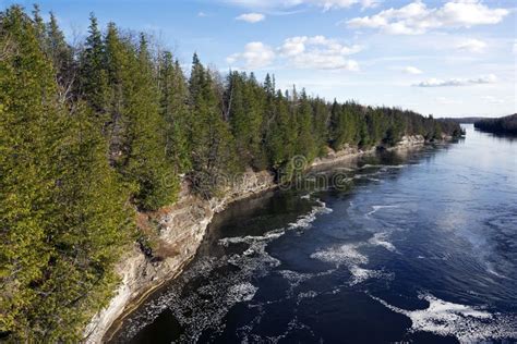 Ranney Gorge Trent Severn River System Ontario Stock Image Image