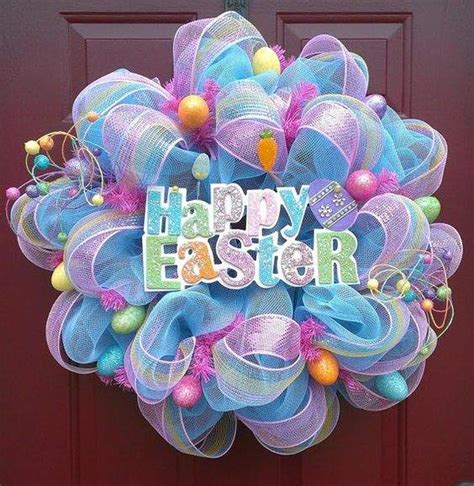 60 Easy Diy Easter Wreaths And Door Decorations Youd Be Itching To Try