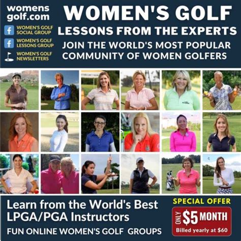 Lessons And Online Groups For Women Golfers