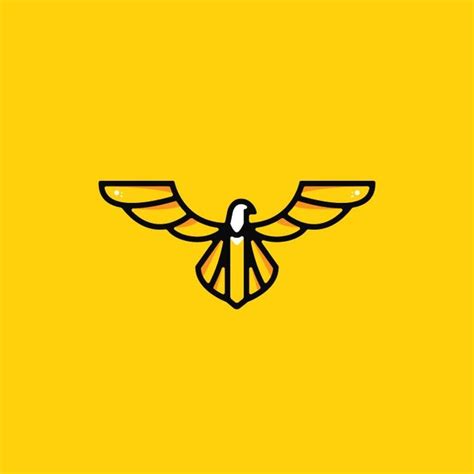Yellow Eagle By Marko Ivanovic Themassonest Learn Logo Design