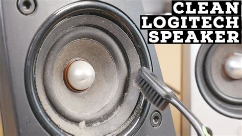 How To Easy Remove Logitech Satellite Speaker Grill And Clean Youtube