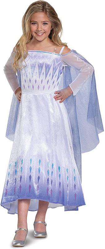 Frozen 2 Snow Queen Elsa Deluxe Costume Child Disneys Princesses