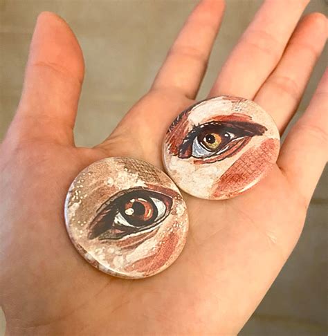 Eyes Series Button Pins Etsy
