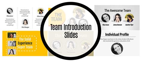 Team Introduction Slides Superpowerppt
