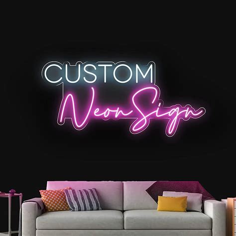 Personalized Name Neon Signs For Bedroom Custom Nursery Neon Sign