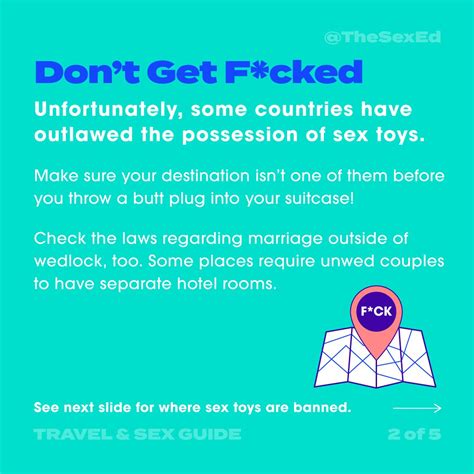travel and sex guide — the sex ed