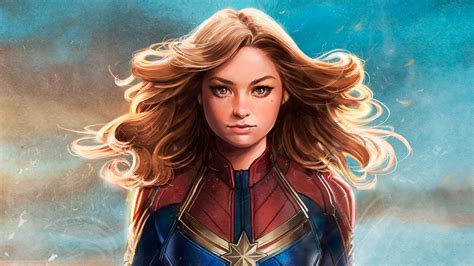 Captain Marvel New Artwork Wallpaperhd Superheroes Wallpapers4k
