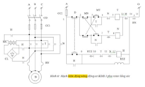 Hướng dẫn cách vẽ sơ đồ mạch điện đảo chiều quay 1 pha đầy đủ và chi tiết