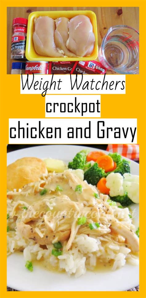I use my crock pot at least twice a week. weight watchers crockpot chicken and Gravy - weight ...