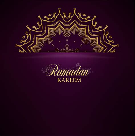 Ramadan Kareem Greeting Ornate Background Stock Vector Illustration