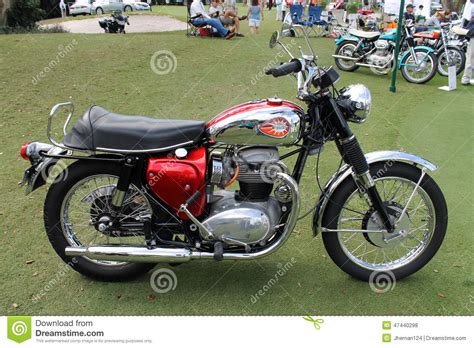 Classic British Vincent Motorcycle Editorial Stock Photo Image Of