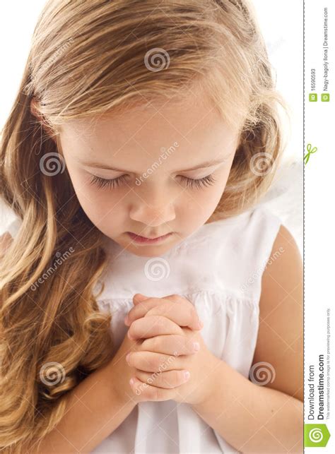 Little Girl Praying Stock Photos Image 16590593
