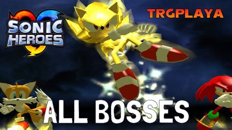 Sonic Heroes All Bosses Ending A Rank1080p Youtube