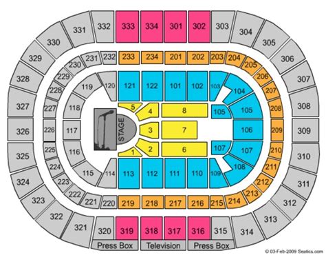 United Center Tickets In Chicago Illinois United Center Seating Charts