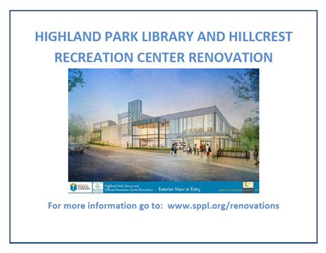 Highland Park Library Renovation Home
