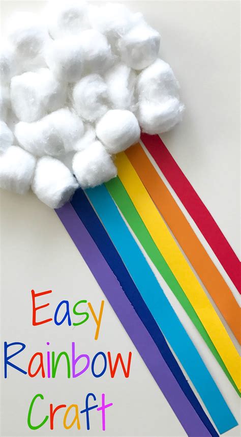An Easy Rainbow Craft For Kids The Chirping Moms