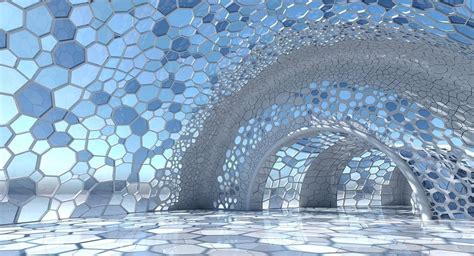 3d Futuristic Architectural Dome Interior 3 Arquitectura Pabellon