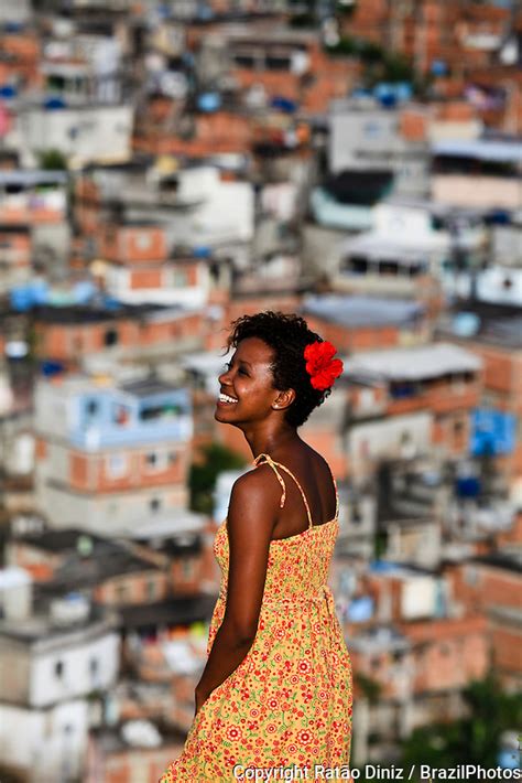 Beautiful Black Woman Rio De Janeiro Favela Brazil Photos