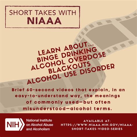 National Institute On Alcohol Abuse And Alcoholism Launches Video