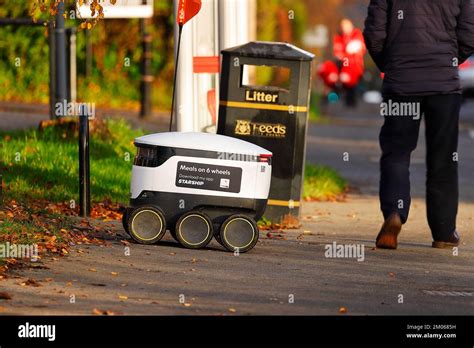Robots by Starship Technologies delivering groceries to residents of