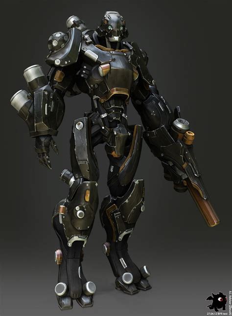 Zbrush Robot Alexander Podvisotskiy Robots Concept Robot Concept