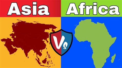 Asia Vs Africa Most Populated Continent Comparison Vs Youtube
