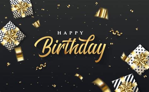 We can more easily find the images and logos you are looking for into an archive. Birthday Gold Images | Free Vectors, Stock Photos & PSD