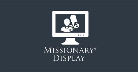 Missionary Displays For Lds Families Missionary Display