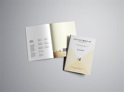 perfect  brochure mockup psd templates mockuptree