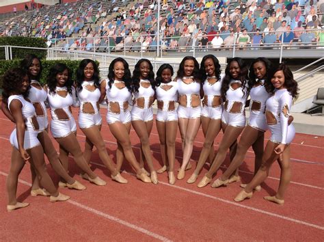 Albany State Golden Passionettes Dance Uniforms Black Cheerleaders