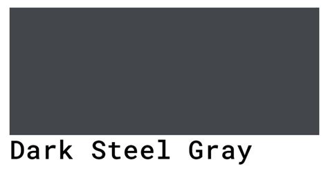 Dark Steel Steel Grey Best Charcoal Charcoal Grey Color Swatch