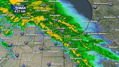 Chicago Weather Live Radar Rain Thunderstorms Possible Overnight