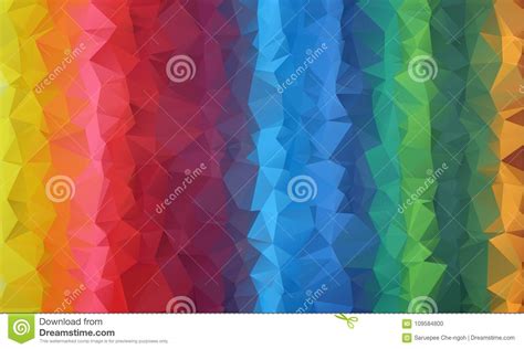 Multicolor Geometric Rumpled Triangular Low Poly Origami Style Gradient