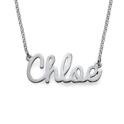 Maybe you would like to learn more about one of these? Personalized Name Necklace Cursive Font - Necklace with ...