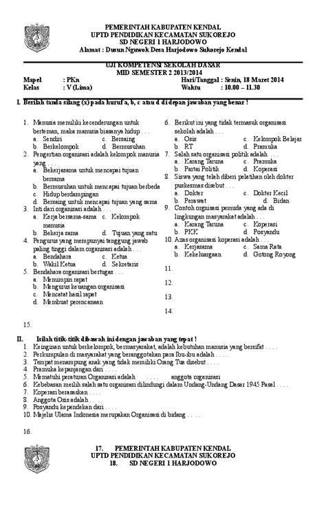 Contoh soal uts pai sdfull description. Contoh Soal Akm Sd Bahasa Indonesia / Contoh Soal Akm ...