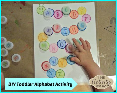 Free Toddler Alphabet Activity The Activity Mom