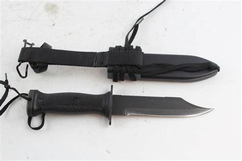 Usn Mk3 Mod 0 Fixed Blade Knife With Sheath Property Room