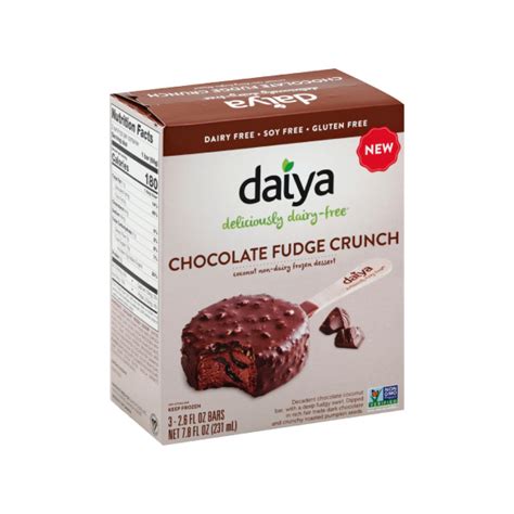Paleta Daiya Chocolate Fudge Crunch Piezas Ya Axtal