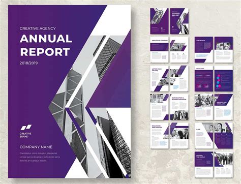 60 Modern Annual Report Design Templates Free And Paid Redokun Blog