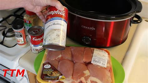 4 boneless skinless chicken breasts. Easy Chicken Crock-Pot Slow Cooker Recipe~Chicken Thighs ...