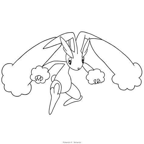 33 Best Ideas For Coloring Pokemon Lopunny Coloring Pages