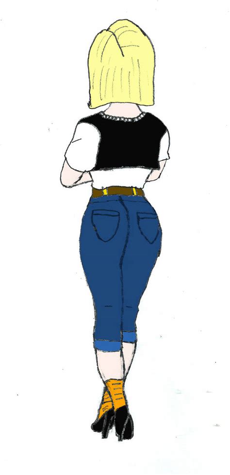Android 18 Sketch 1 By Bartz45 On Deviantart